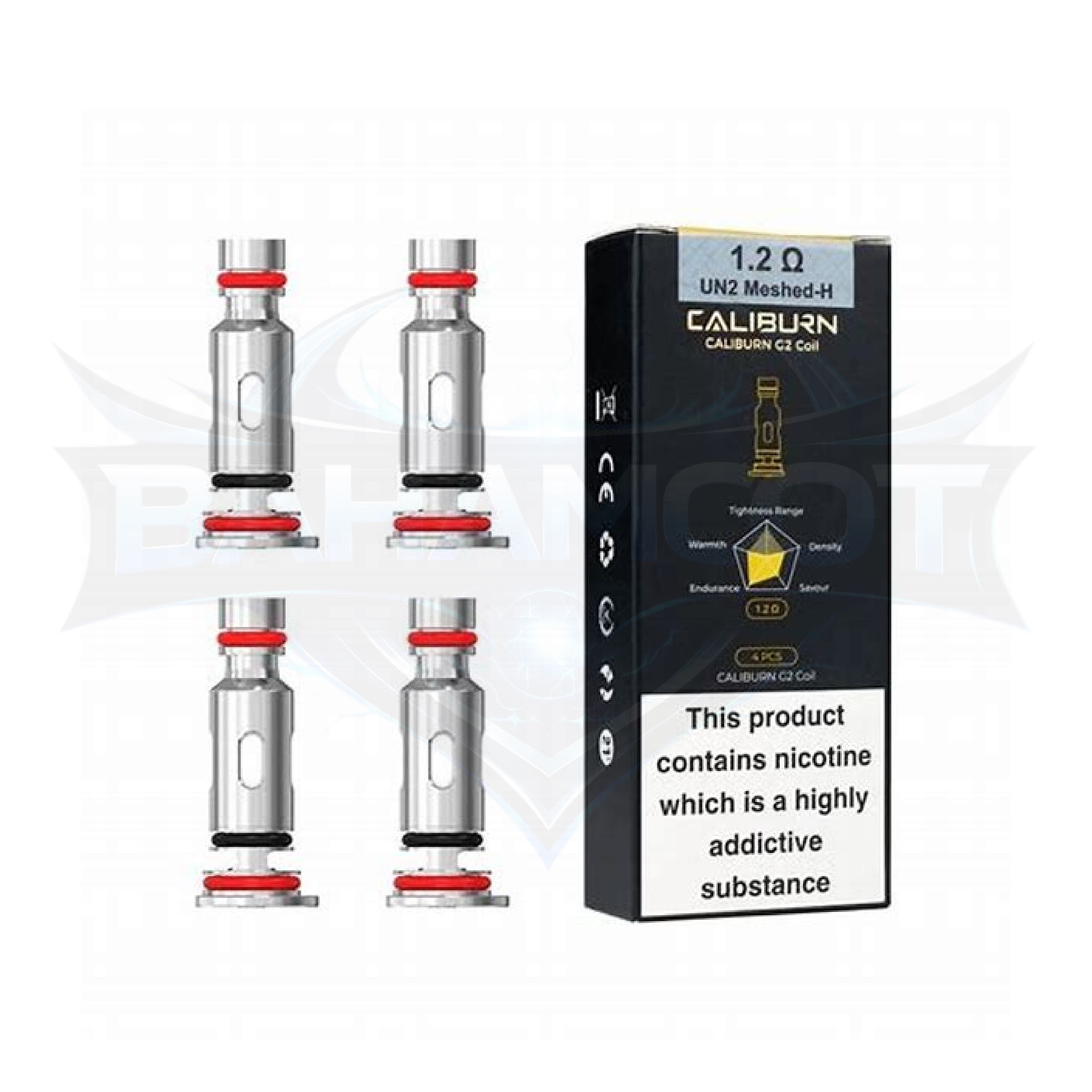 Uwell Caliburn G2 Replacement Coils - Pack of 4 - 1.20 ohm UN2 Meshed-H