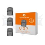 GeekVape U 2ML Refillable Replacement Pod Cartridge - Pack of 3 - 0.7 ohm Cartridge