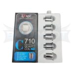Lookah 710 Connect Quartz Replacement Coils - Pack of 5 - Square Quartz (Type C)