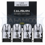 Uwell CALIBURN A2 2ML Refillable Replacement Pod - Pack of 4 - UN2 Meshed-H 1.2ohm Pod