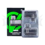 Vaporesso ECO NANO 6ML Refillable Replacement Mesh Pod - Pack of 2 - 0.6ohm Lush Mesh Pod