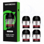 Vaporesso Luxe Q 3ML Refillable Replacement Mesh Pod - Pack of 4 - 0.8_OHM Mesh Pod
