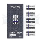VooPoo PnP Replacement Coils - Pack of 5 (MSRP $15.00 - $25.00) - PnP-TW30 (0.3 Ohm)