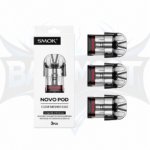 SMOK Novo X 2ML Refillable Replacement Pod - Pack of 3 - Meshed 0.8 ohm (Clear)
