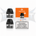 GeekVape J 5ML Refillable Replacement Cartridge Pod - Pack of 2 - Mesh 0.8 Ohm