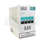 Juul Pre-filled Replacement Nicotine Salt Pods - Pack of 4 - Display of 8 Packs (MSRP $16.00 Each)