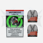 Vaporesso Luxe X 5ML Refillable Replacement Pods - Pack of 2 (MSRP $10.00) - 0.3 Ohm Mesh Pod (Corex 2.0)