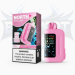 North Stellar 40K Puffs - Display of 5 (BIU) - Strawberry Peach Slushy
