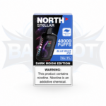 North Stellar 40K Puffs - Display of 5 (BIU) - Blue Razz Ice