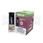 North 5000 Puffs - Display of 10 (Case of 20) - Raspberry Mint
