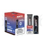 North 5000 Puffs 3% - Display of 10 - Blueberry Watermelon