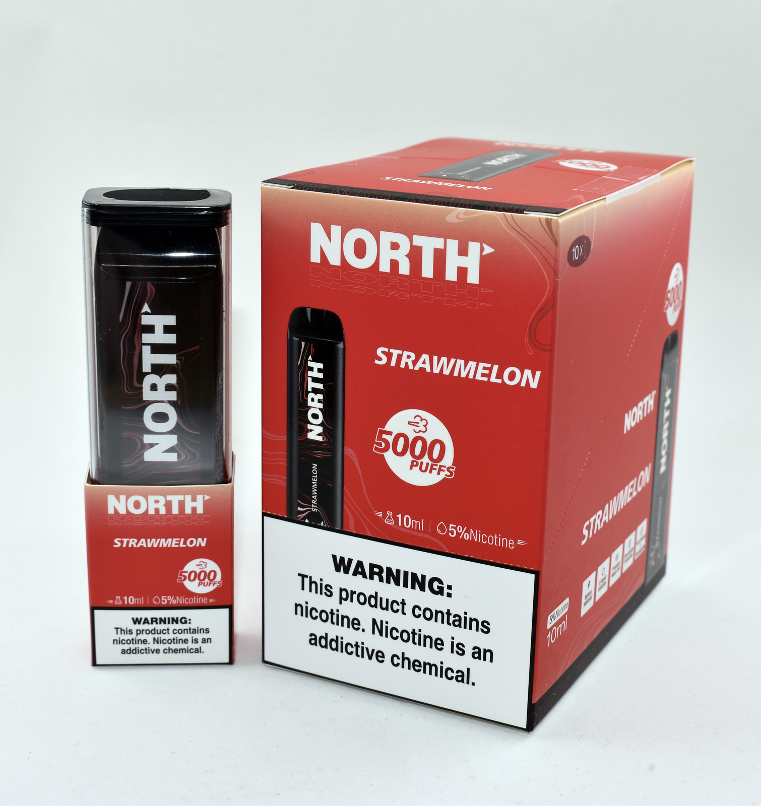 North 5000 Puffs - Display of 10 (Case of 20)