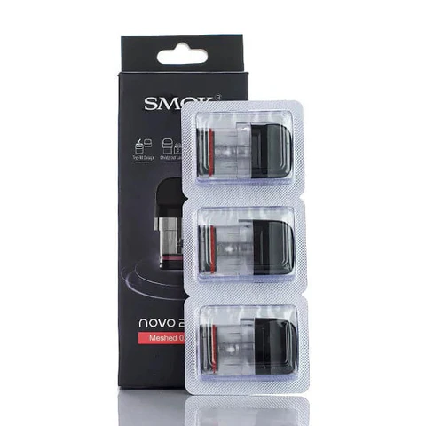 SMOK NOVO 2X 2ML Refillable Replacement Pod - Pack of 3
